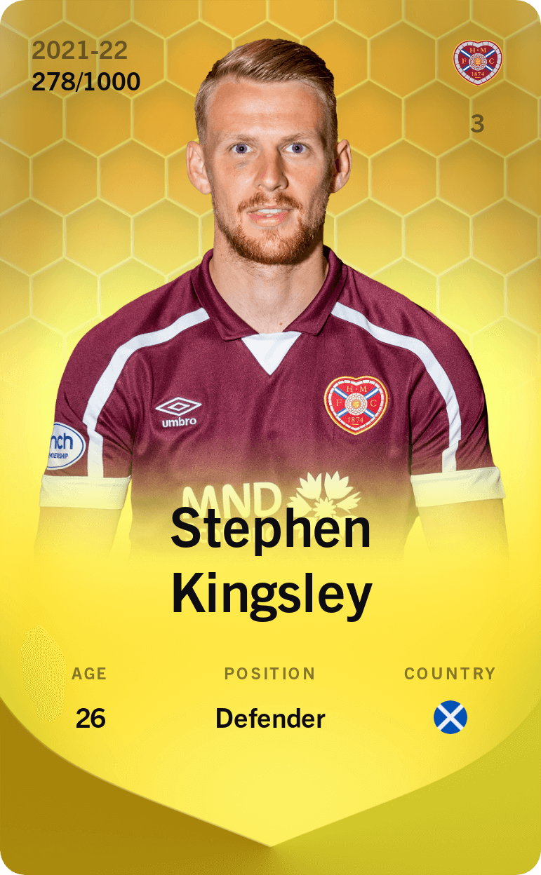 Stephen Kingsley 2021-22 • Limited 278/1000