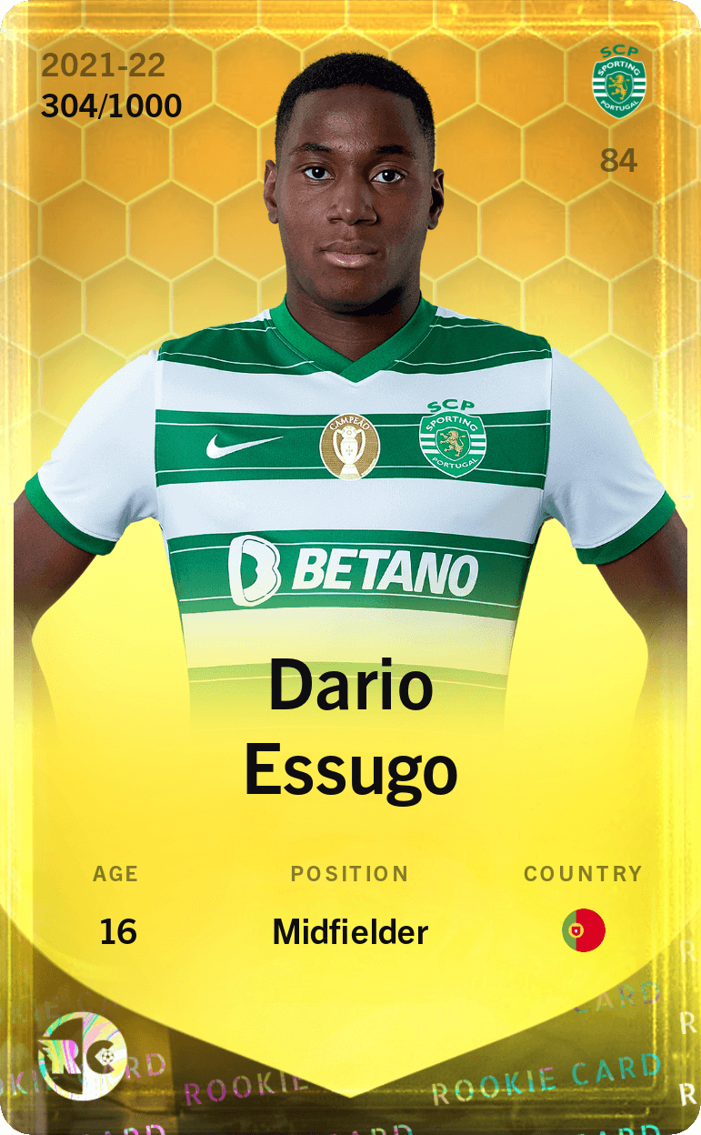 Dario Essugo 2021-22 • Limited 304/1000