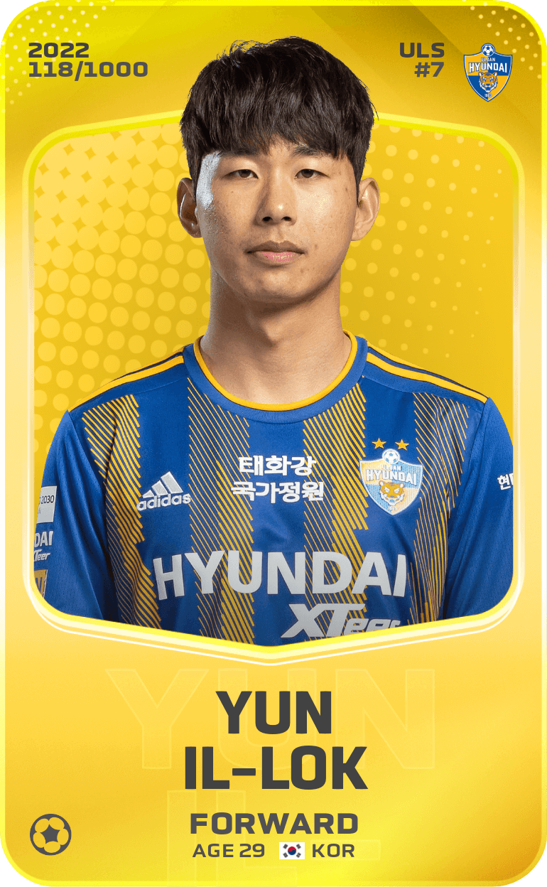 Yun Il-Lok 2022-23 • Limited 118/1000