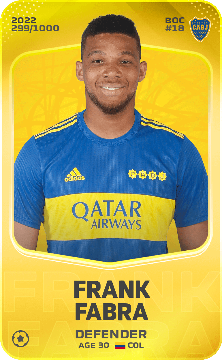 Frank Fabra 2022-23 • Limited 299/1000