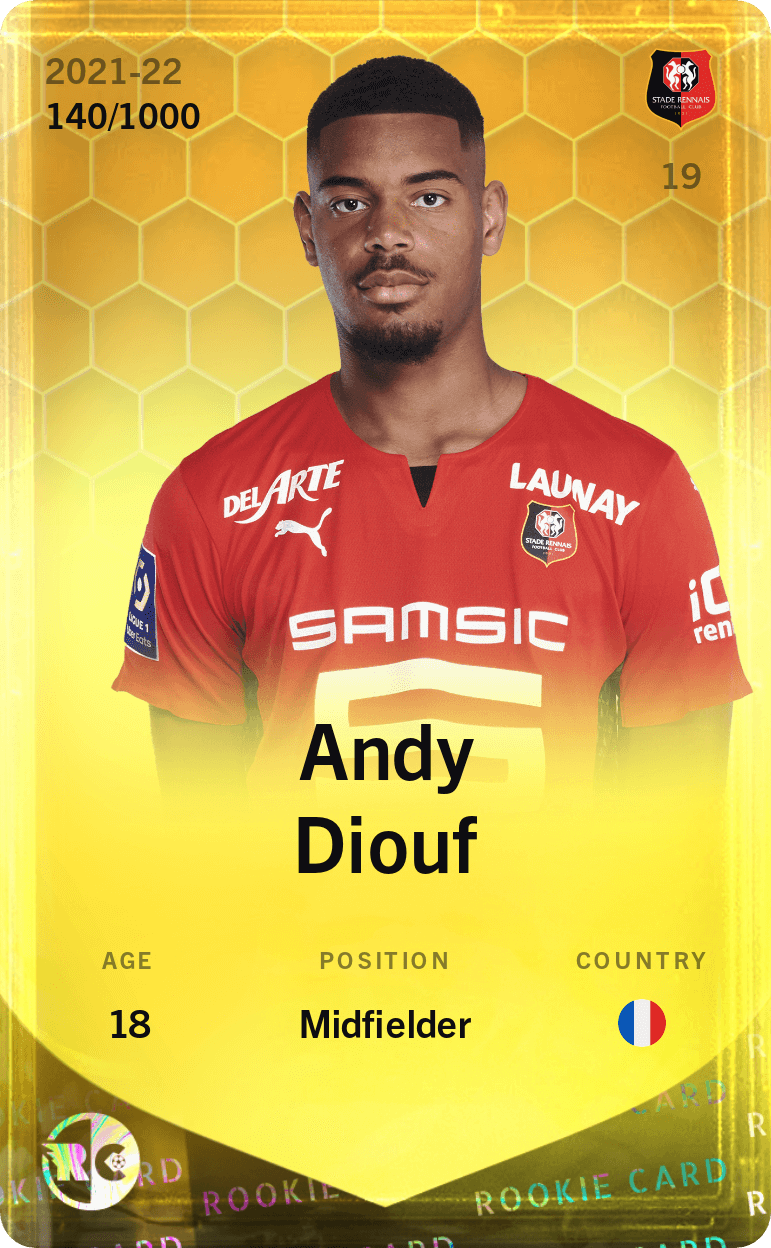 Andy Diouf 2021-22 • Limited 140/1000