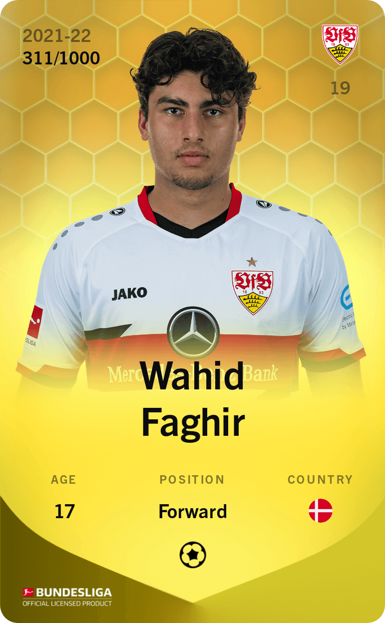 Wahid Faghir 2021-22 • Limited 311/1000