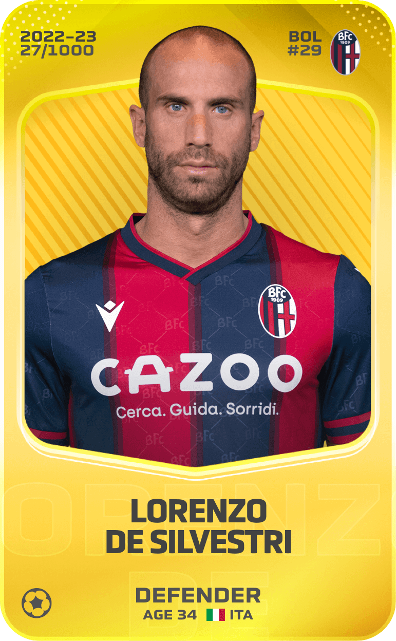 Lorenzo De Silvestri 2022-23 • Limited 27/1000