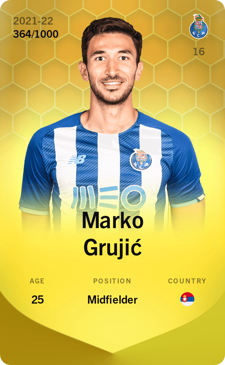 Marko Grujić 2021-22 • Limited 364/1000