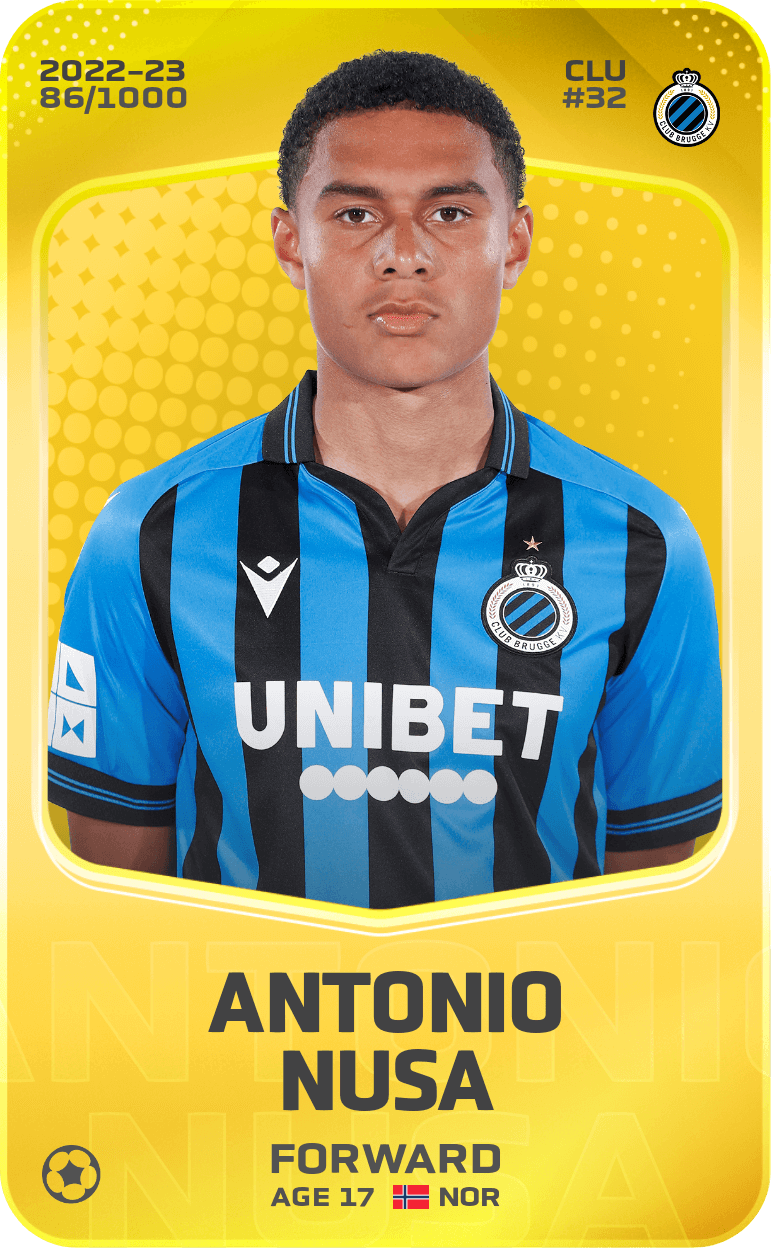 Antonio Nusa 2022-23 • Limited 86/1000
