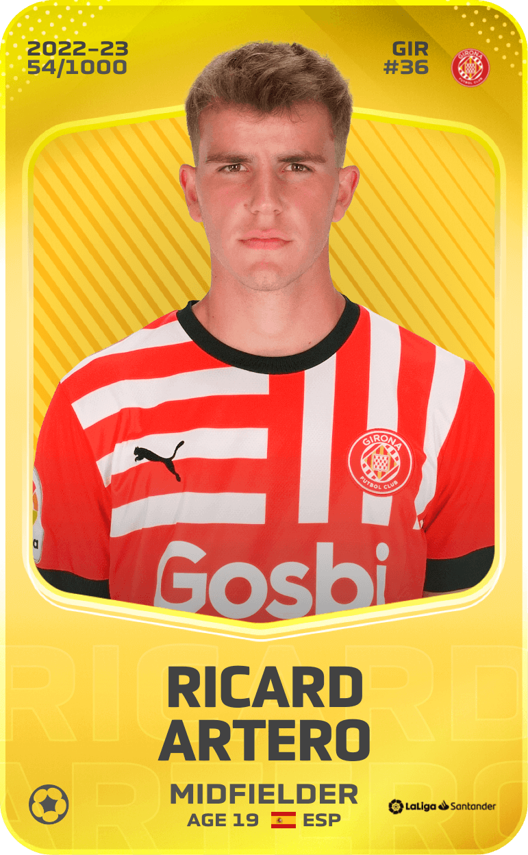 Ricard Artero 2022-23 • Limited 54/1000