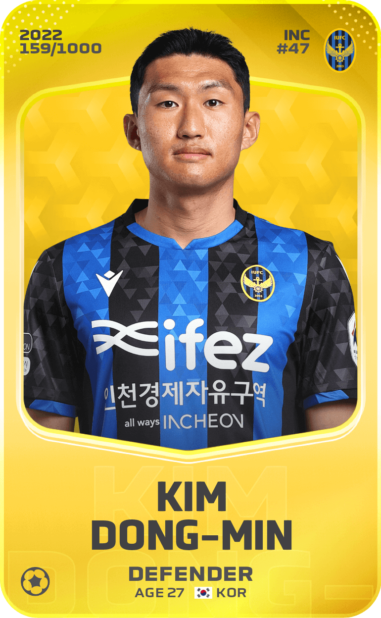 Kim Dong-Min 2022-23 • Limited 159/1000