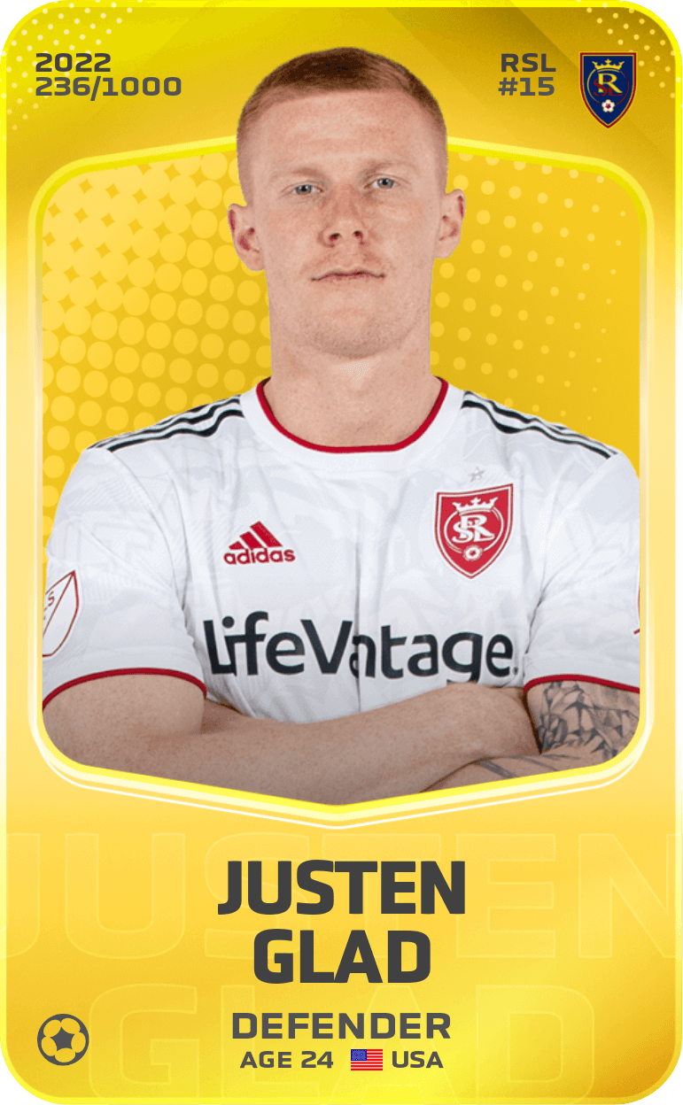 Justen Glad 2022-23 • Limited 236/1000