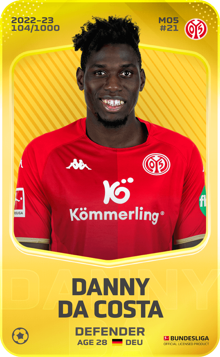 Danny da Costa 2022-23 • Limited 104/1000