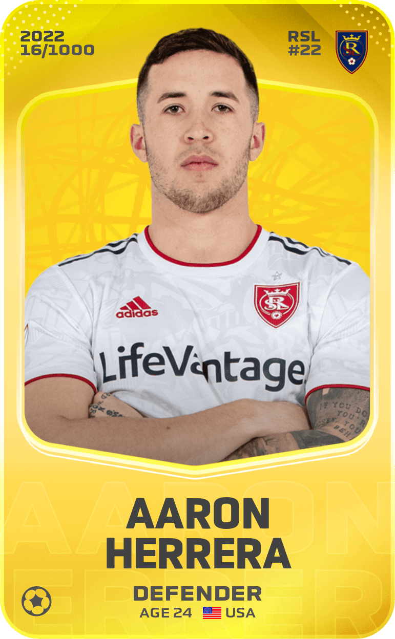 Aaron Herrera 2022-23 • Limited 16/1000