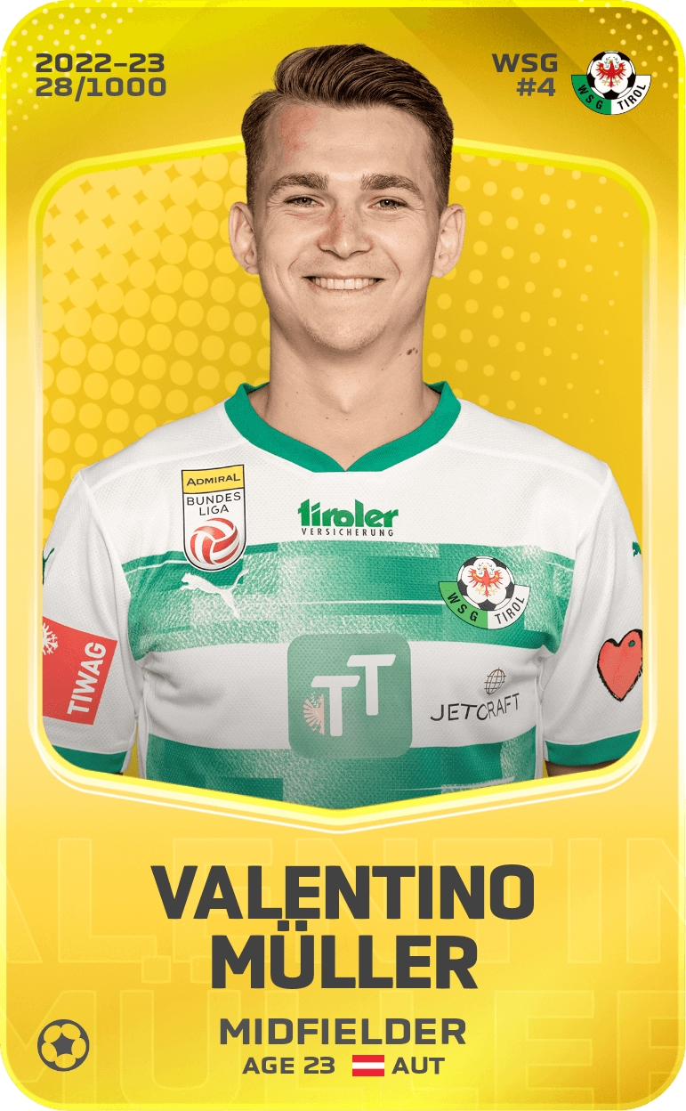 Valentino Müller 2022-23 • Limited 28/1000