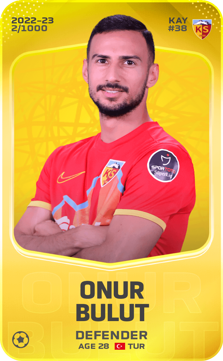 Onur Bulut 2022-23 • Limited 2/1000