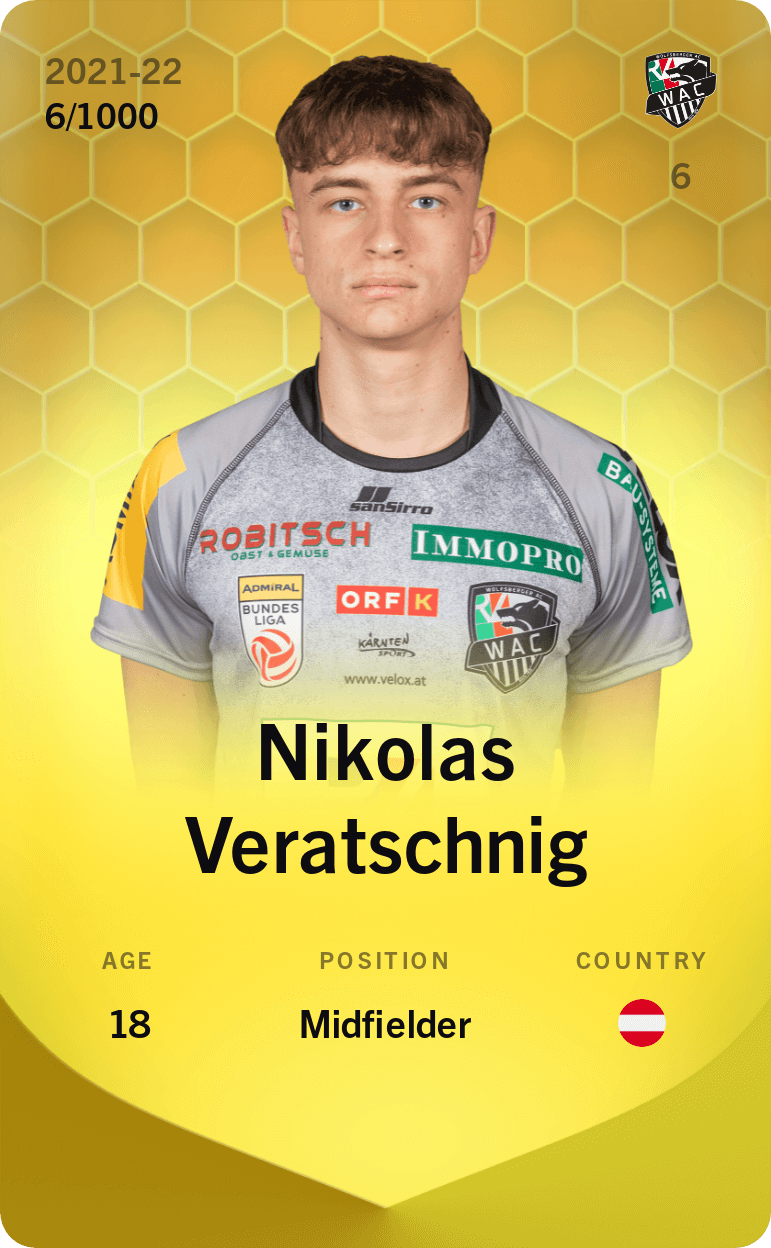Nikolas Veratschnig 2021-22 • Limited 6/1000