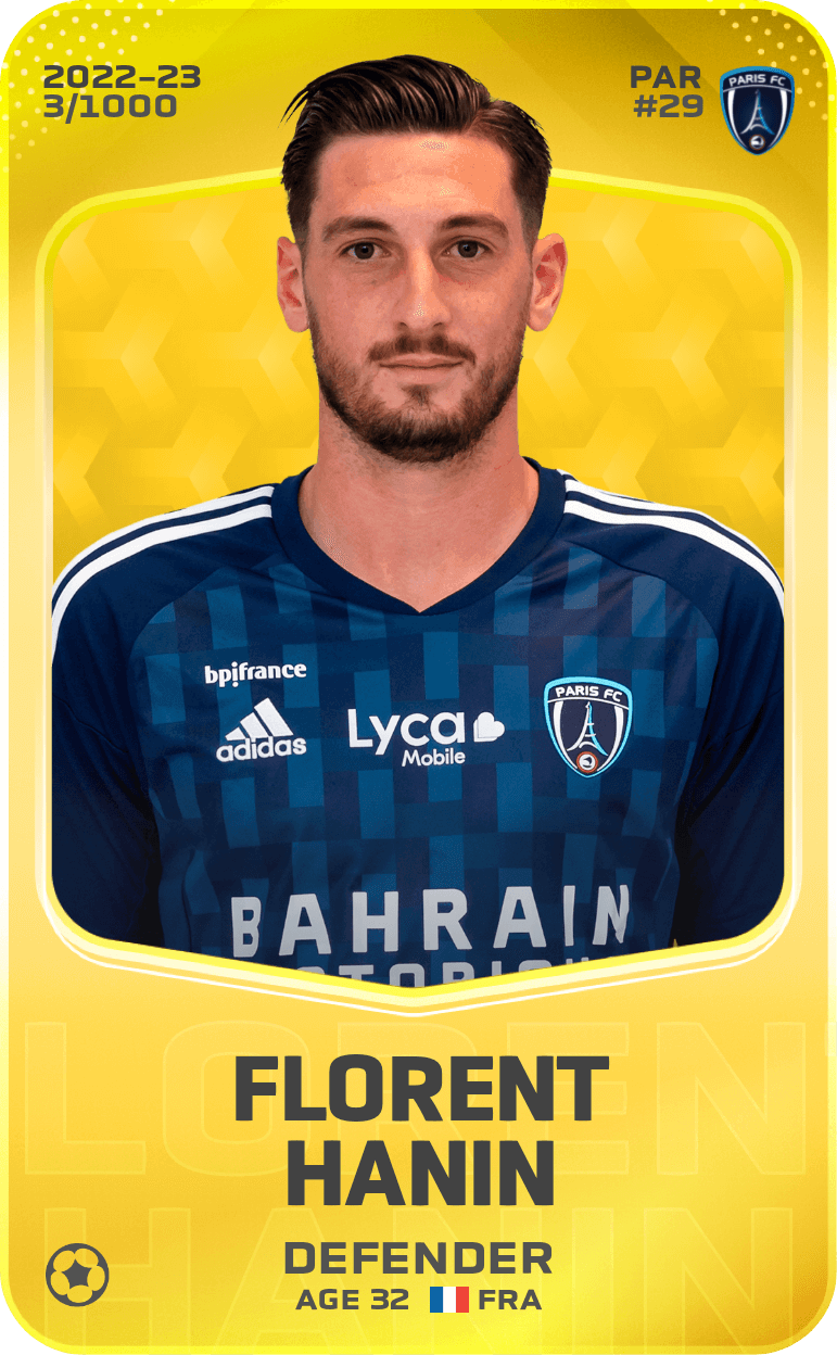 Florent Hanin 2022-23 • Limited 3/1000