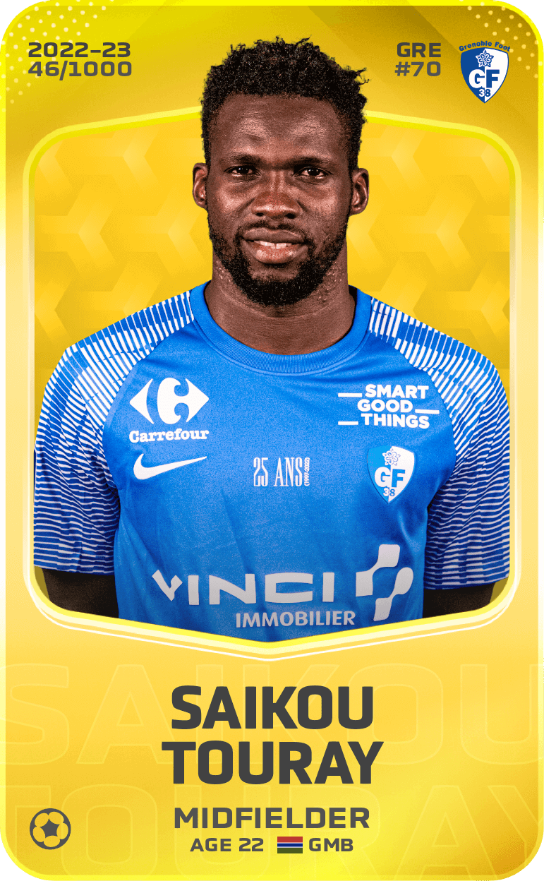 Saikou Touray 2022-23 • Limited 46/1000