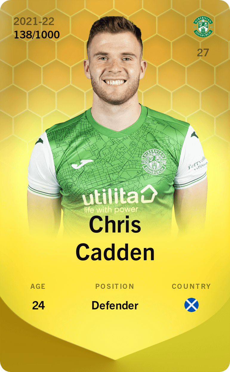 Chris Cadden 2021-22 • Limited 138/1000