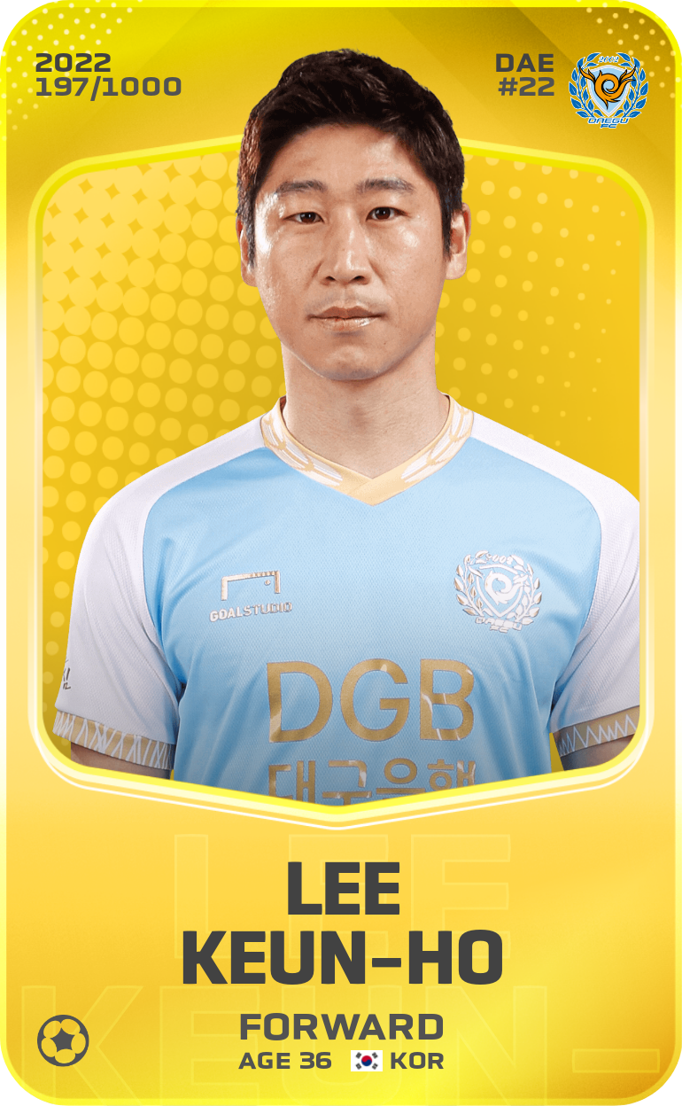 Sorare - Sorare Official - Lee Keun-Ho 2022-23 • Limited 197/1000 - NFT # 24009291181941454723443198403261168156544223704387608019470463263624769321465