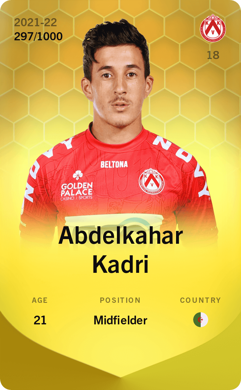 Abdelkahar Kadri 2021-22 • Limited 297/1000