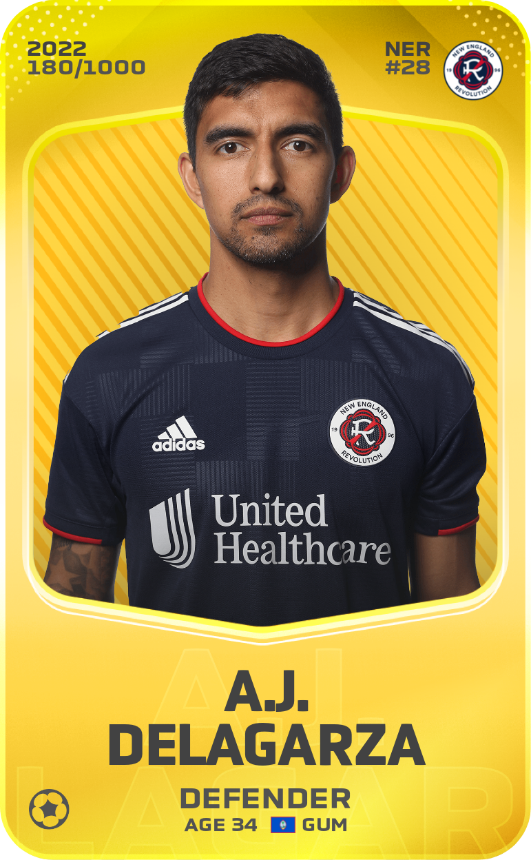 Sorare - Sorare Official - A.J. DeLaGarza 2022-23 • Limited 180/1000 - NFT # 103086454232041962839882156586675170358931486057638041769911610014827457412870