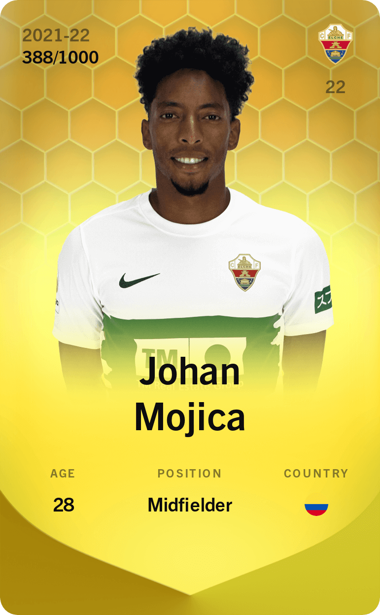 Johan Mojica 2021-22 • Limited 388/1000