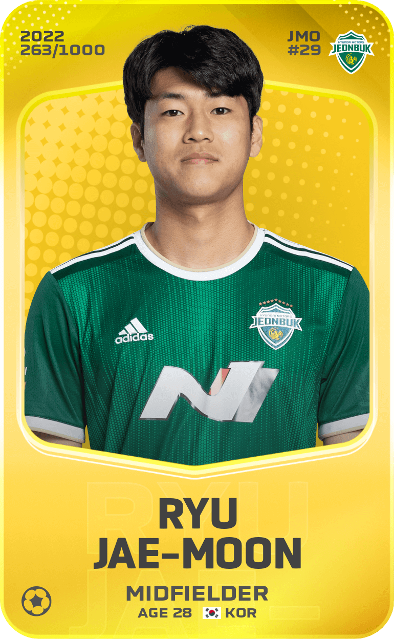 Ryu Jae-Moon 2022-23 • Limited 263/1000