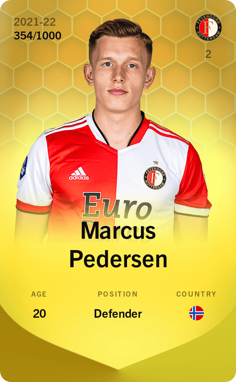 Marcus Pedersen 2021-22 • Limited 354/1000