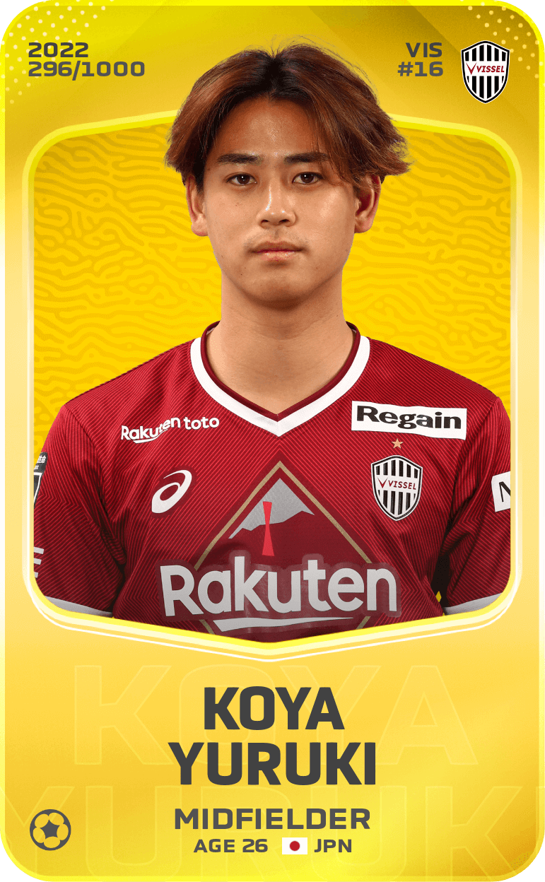 Koya Yuruki 2022-23 • Limited 296/1000