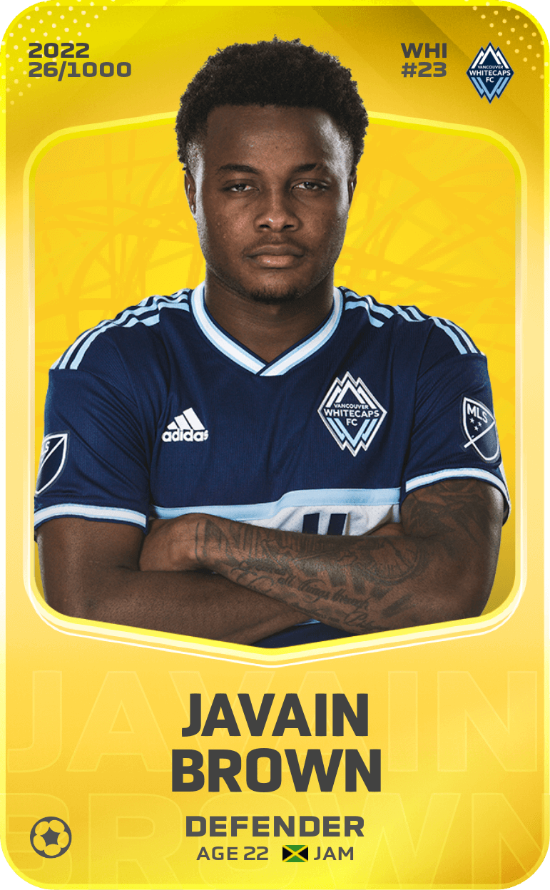 Javain Brown 2022-23 • Limited 26/1000