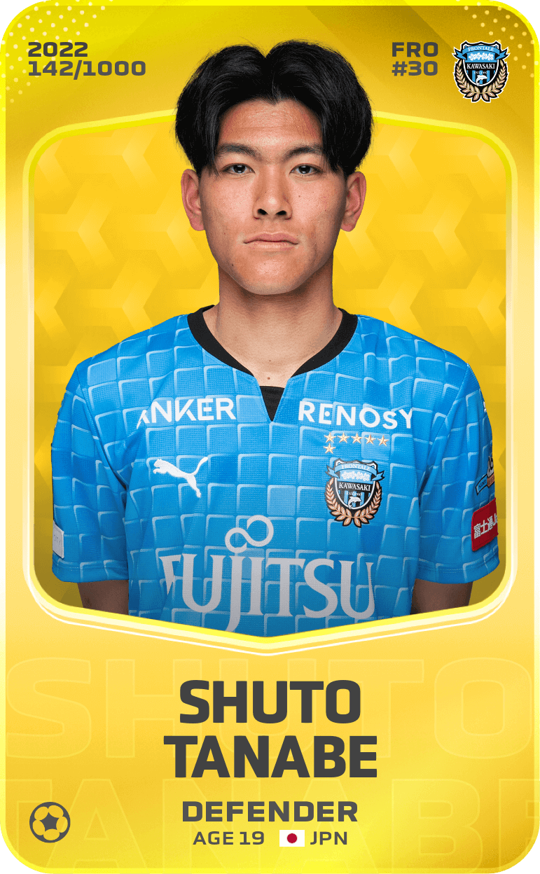 Shuto Tanabe 2022-23 • Limited 142/1000