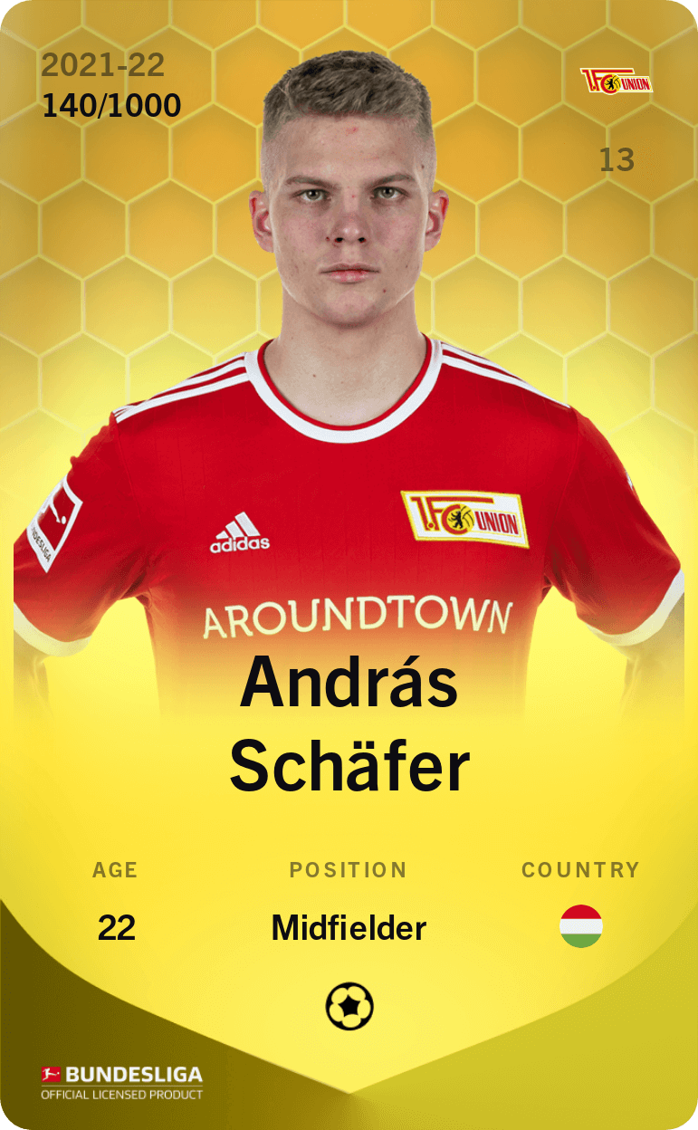 András Schäfer 2021-22 • Limited 140/1000