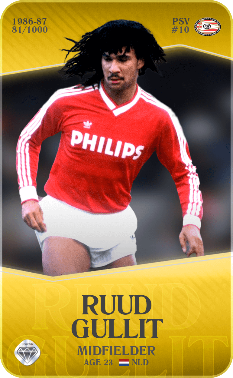 Ruud Gullit 1986-87 • Limited 81/1000