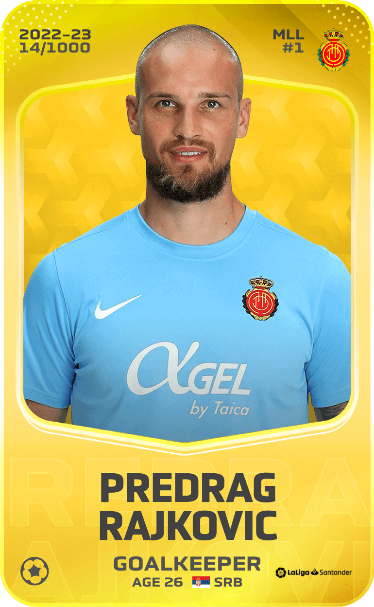 Predrag Rajkovic 2022-23 • Limited 14/1000