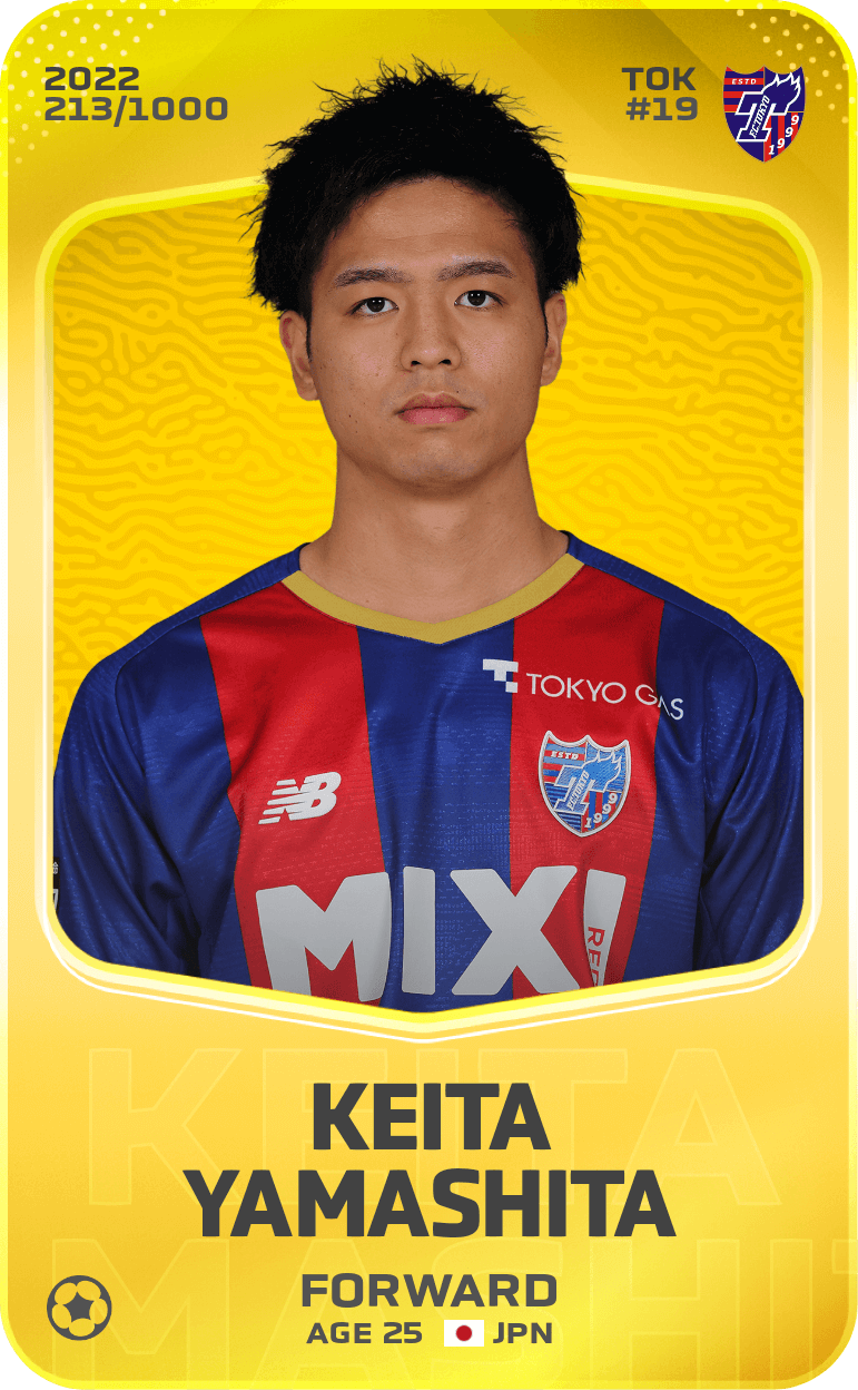 Keita Yamashita 2022-23 • Limited 213/1000