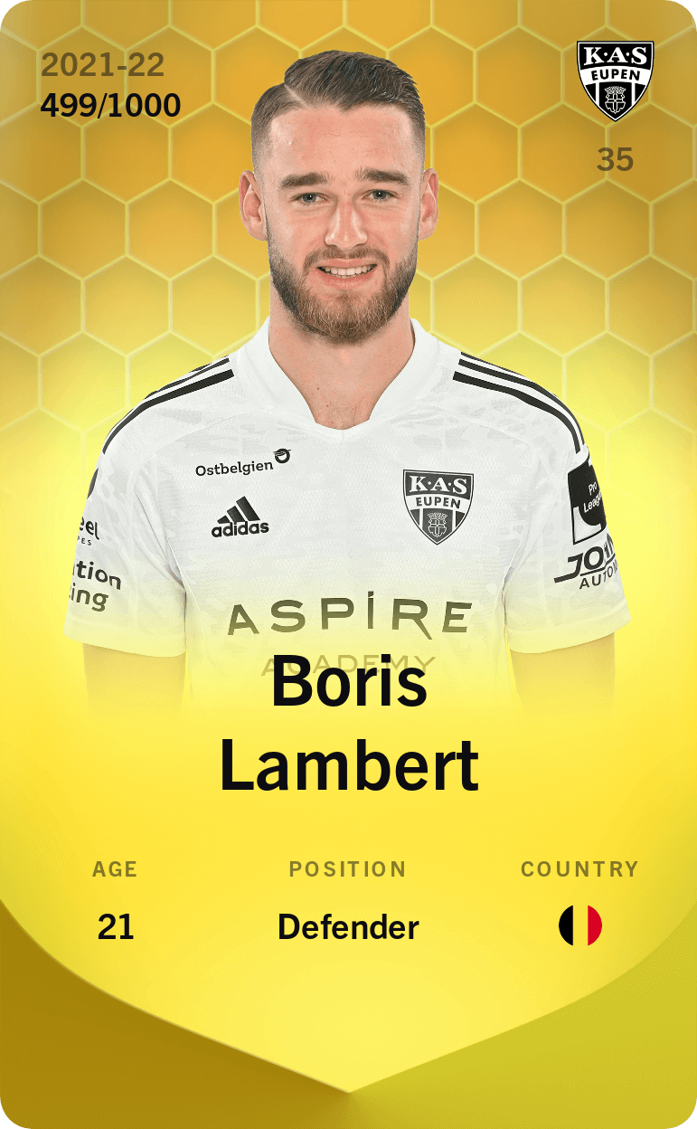 Boris Lambert 2021-22 • Limited 499/1000