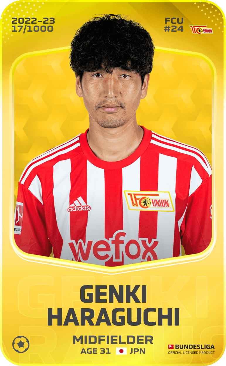 Genki Haraguchi 2022-23 • Limited 17/1000