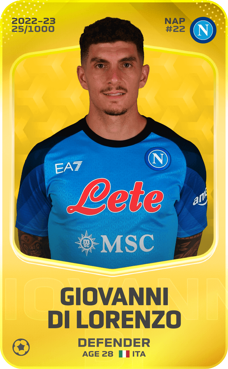 Giovanni Di Lorenzo 2022-23 • Limited 25/1000