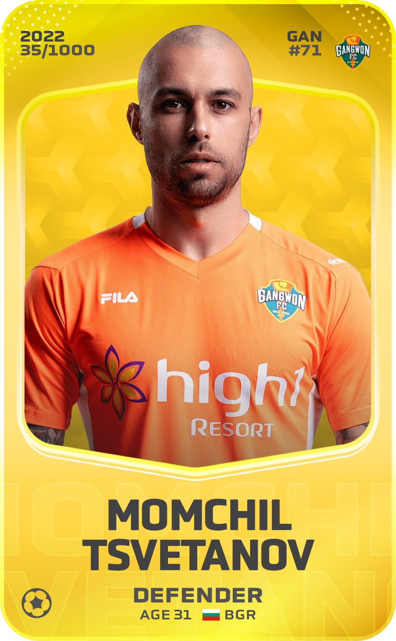 Sorare - Sorare Official - Momchil Tsvetanov 2022-23 • Limited 35/1000 - NFT # 10104254719542564349647037962752852359153552536239655997479084398957424055311