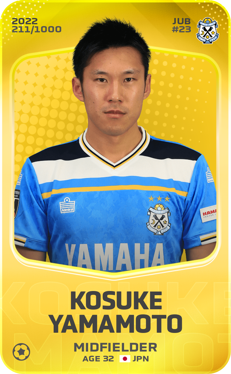 Sorare - Sorare Official - Kosuke Yamamoto 2022-23 • Limited 211/1000 - NFT # 48743584450491038432917269459888930319345891375697468332590837004069939998467