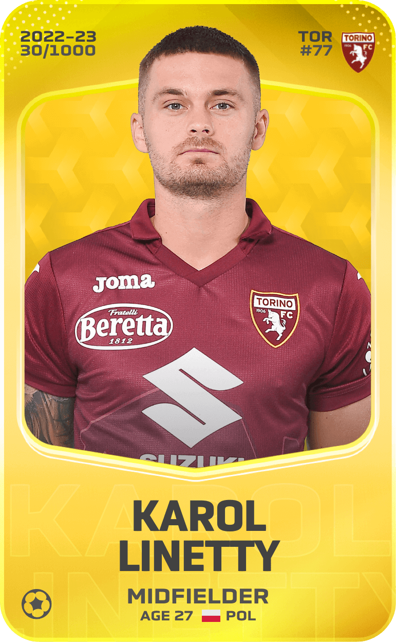 Karol Linetty 2022-23 • Limited 30/1000