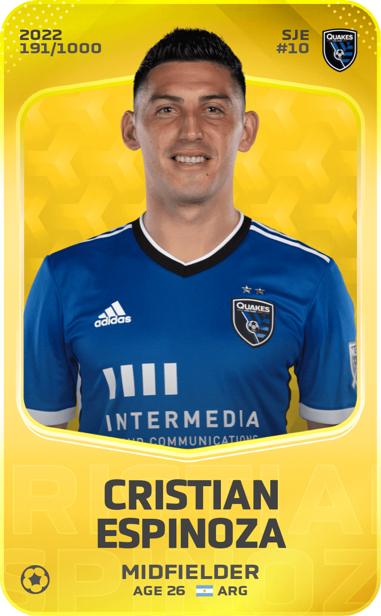 Cristian Espinoza 2022-23 • Limited 191/1000