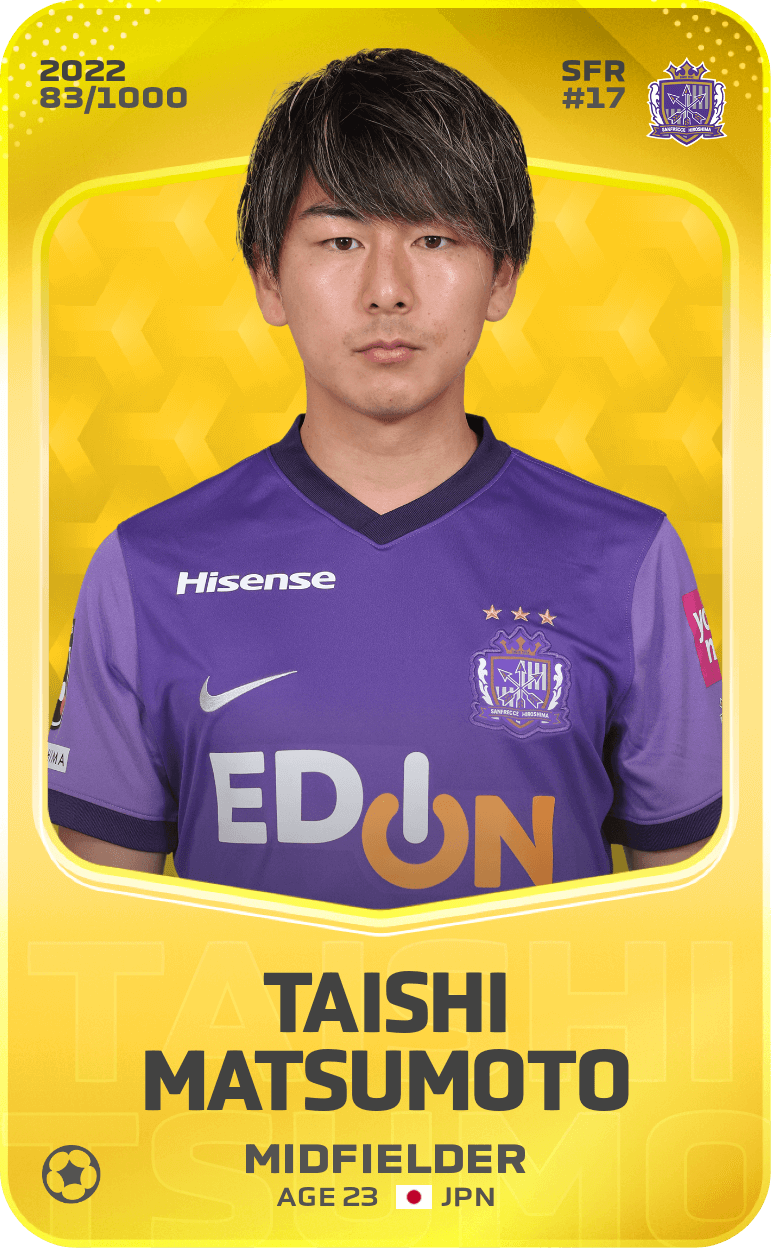Taishi Matsumoto 2022-23 • Limited 83/1000