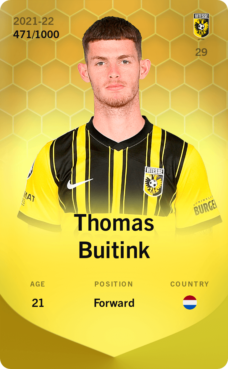 Thomas Buitink 2021-22 • Limited 471/1000