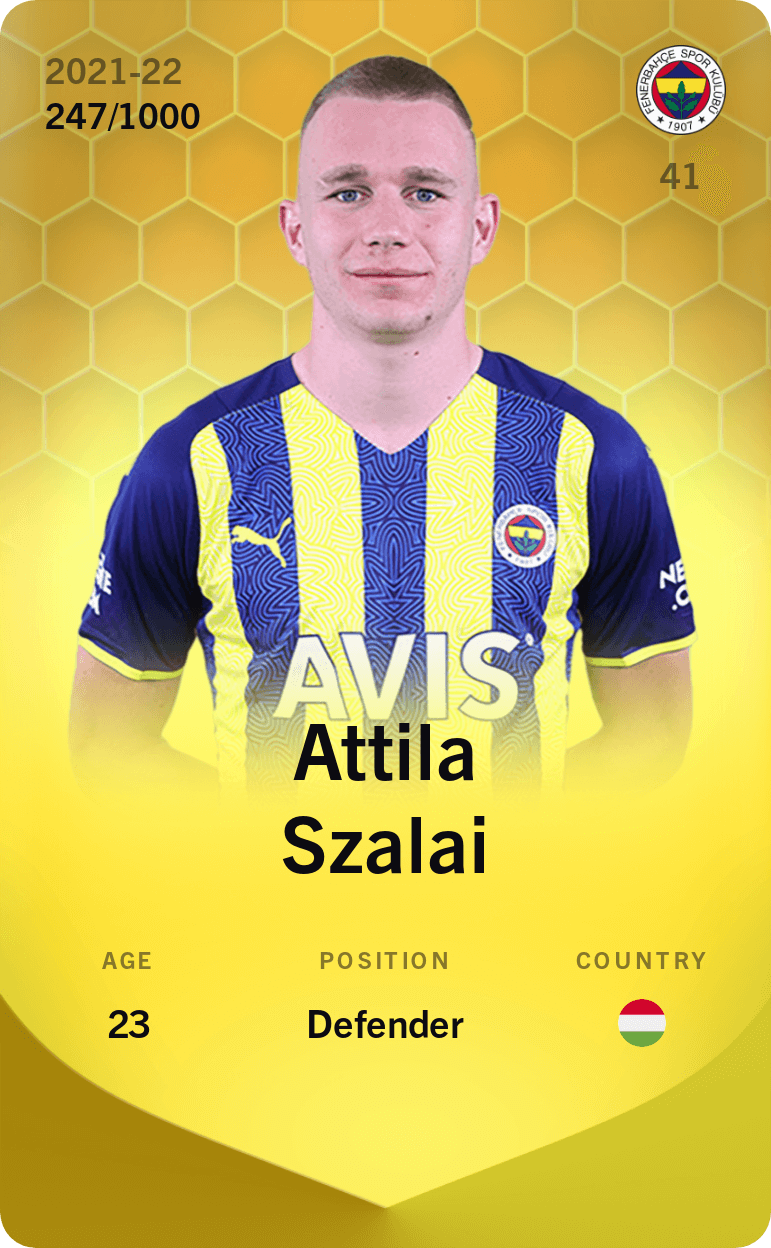 Attila Szalai 2021-22 • Limited 247/1000