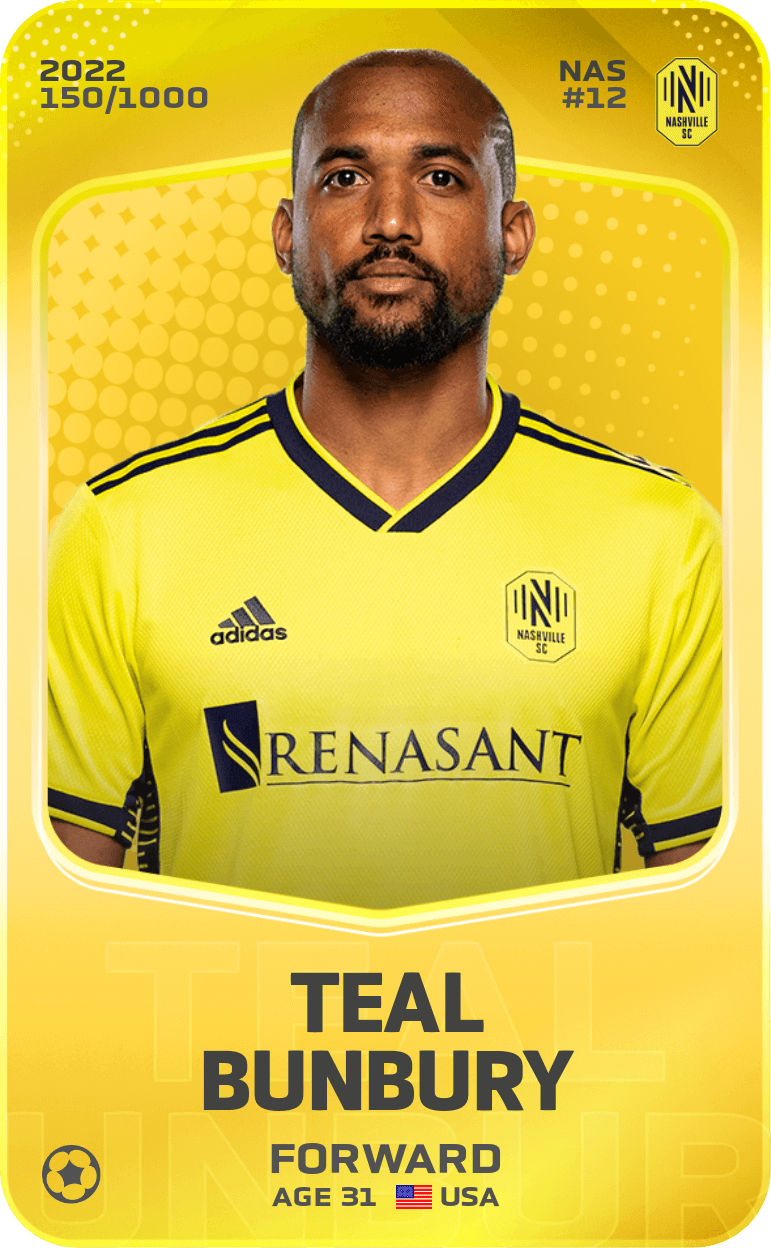 Teal Bunbury 2022-23 • Limited 150/1000