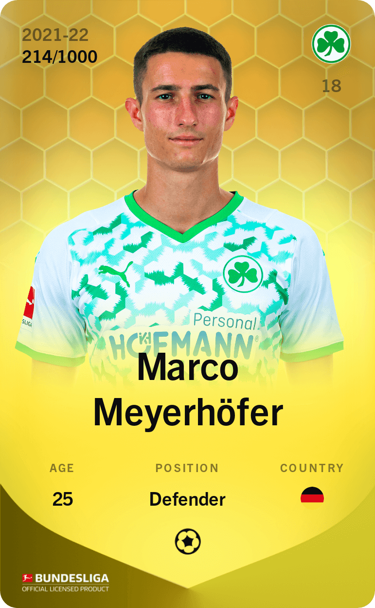 Marco Meyerhöfer 2021-22 • Limited 214/1000