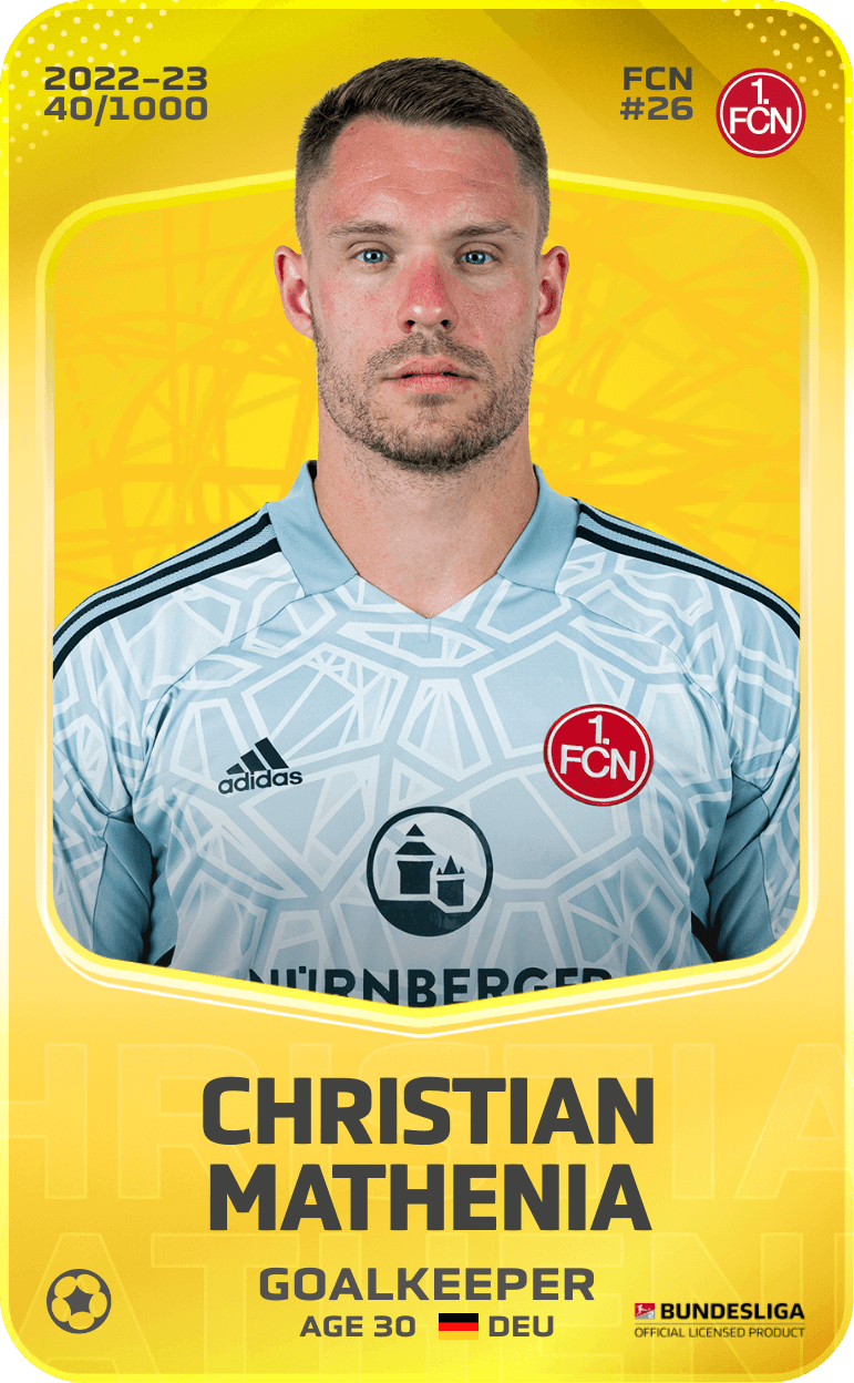 Christian Mathenia 2022-23 • Limited 40/1000
