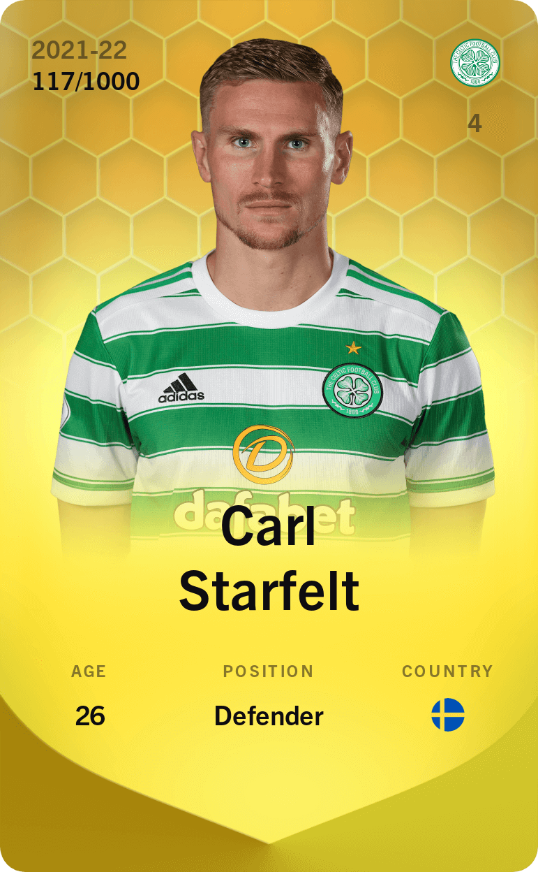 Carl Starfelt 2021-22 • Limited 117/1000