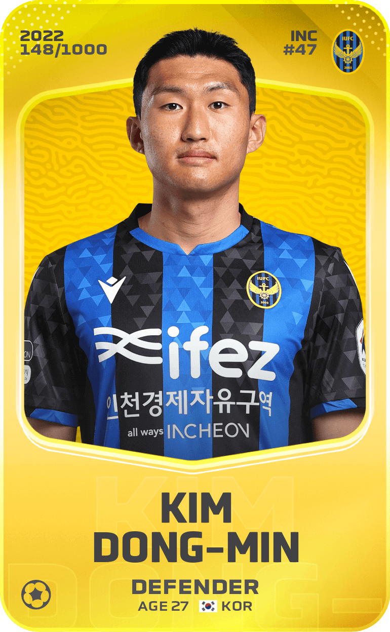 Kim Dong-Min 2022-23 • Limited 148/1000