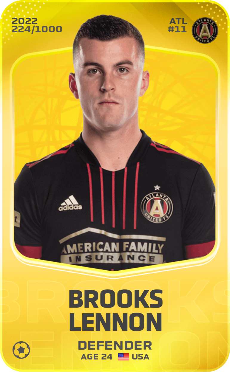 Brooks Lennon 2022-23 • Limited 224/1000