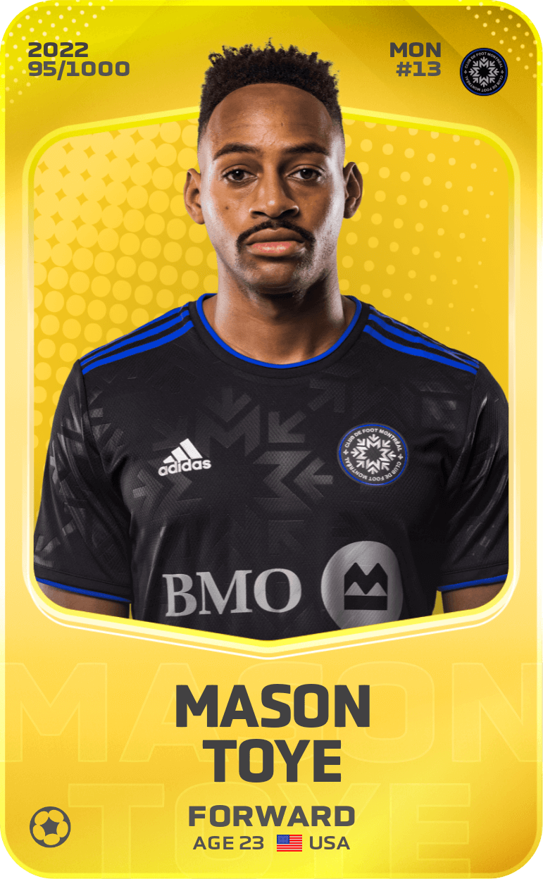 Mason Toye 2022-23 • Limited 95/1000